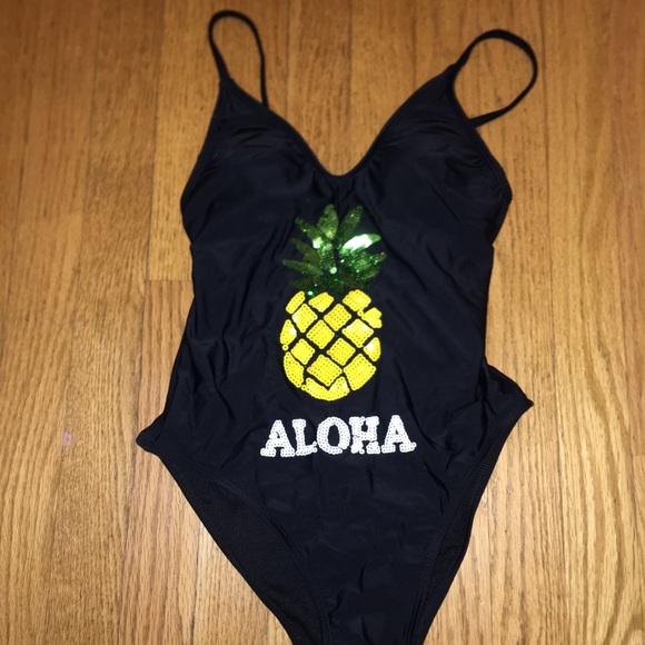 Aloha One Piece Swimsuit - Picture 1 of 4